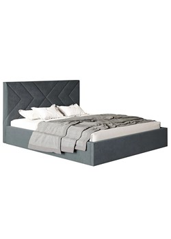 Tapicerowane łóżko 140x200 Grenell 3X - 36 kolorów ze sklepu Edinos.pl w kategorii Łóżka i materace - zdjęcie 173464366