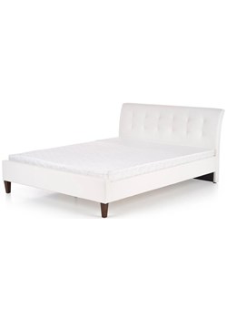 Łóżko pikowane Nixin 160x200 - białe ze sklepu Edinos.pl w kategorii Łóżka i materace - zdjęcie 173465306