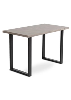Industrialny nowoczesny stół beton + czarny - Beko 3X ze sklepu Edinos.pl w kategorii Stoły - zdjęcie 173465466