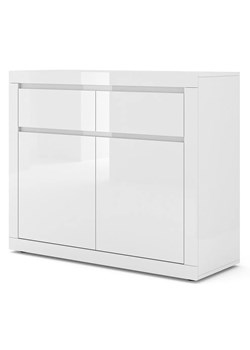 Biała komoda z 2 szufladami - Mosanti 3X ze sklepu Edinos.pl w kategorii Komody - zdjęcie 173465525