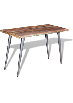Wielokolorowy stół z drewna z odzysku – Laben ze sklepu Edinos.pl w kategorii Stoły - zdjęcie 173465635