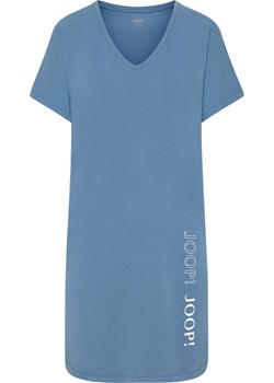 Koszula nocna z wiskozy Joop! niebieska 643131 ze sklepu piubiu_pl w kategorii Koszule nocne - zdjęcie 173466079