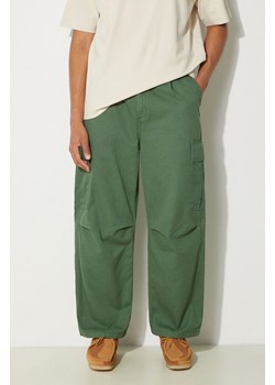 Carhartt WIP spodnie Cole Cargo Pant męskie kolor zielony w fasonie cargo I031218.29NGD ze sklepu PRM w kategorii Spodnie męskie - zdjęcie 173466139