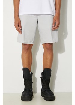 Carhartt WIP szorty bawełniane Single Knee Short kolor szary I027942.29J02 ze sklepu PRM w kategorii Spodenki męskie - zdjęcie 173466147