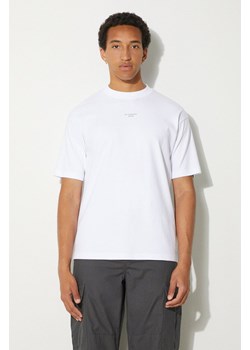 Drôle de Monsieur t-shirt bawełniany Slogan Classique męski kolor biały z nadrukiem PERM-TS202-CO002-OPW ze sklepu PRM w kategorii T-shirty męskie - zdjęcie 173466189