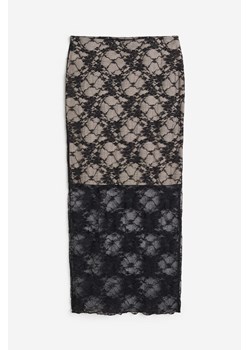 H & M - Ołówkowa spódnica z koronki - Czarny ze sklepu H&M w kategorii Spódnice - zdjęcie 173466386