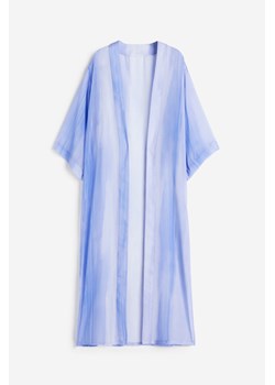 H & M - Szyfonowa tunika plażowa - Niebieski ze sklepu H&M w kategorii Odzież plażowa - zdjęcie 173466387