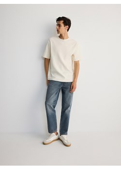 Reserved - T-shirt comfort fit - złamana biel ze sklepu Reserved w kategorii T-shirty męskie - zdjęcie 173470437
