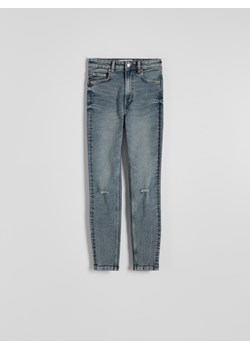 Reserved - Jeansy slim fit - niebieski ze sklepu Reserved w kategorii Jeansy damskie - zdjęcie 173470865