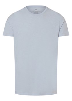 Nils Sundström Koszulka męska Mężczyźni Bawełna jasnoniebieski jednolity ze sklepu vangraaf w kategorii T-shirty męskie - zdjęcie 173471335