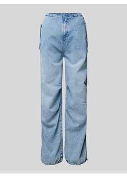 Jeansy o kroju baggy fit z elastycznym pasem ze sklepu Peek&Cloppenburg  w kategorii Jeansy damskie - zdjęcie 173471687