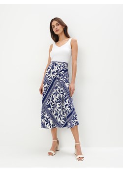 Mohito - Wiskozowa spódnica midi - niebieski ze sklepu Mohito w kategorii Spódnice - zdjęcie 173472115