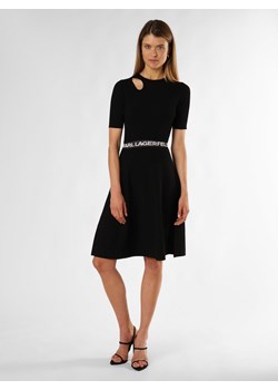 KARL LAGERFELD Sukienka damska Kobiety czarny jednolity ze sklepu vangraaf w kategorii Sukienki - zdjęcie 173472325