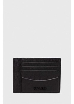 Calvin Klein portfel skórzany męski kolor czarny K50K511931 ze sklepu ANSWEAR.com w kategorii Portfele męskie - zdjęcie 173473147