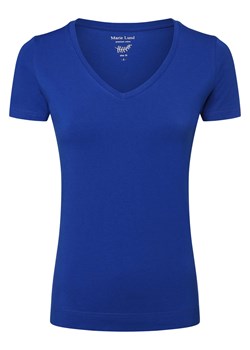Marie Lund T-shirt damski Kobiety Bawełna błękit królewski jednolity ze sklepu vangraaf w kategorii Bluzki damskie - zdjęcie 173475556