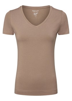 Marie Lund T-shirt damski Kobiety Bawełna taupe jednolity ze sklepu vangraaf w kategorii Bluzki damskie - zdjęcie 173475558