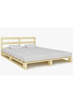 Sosnowe łóżko do sypialni - Relli 140 x 200 cm ze sklepu Edinos.pl w kategorii Łóżka i materace - zdjęcie 173475667