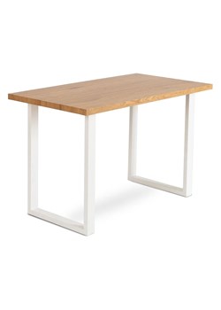 Prostokątny stół w stylu loft dąb złoty + biały - Beko 3X ze sklepu Edinos.pl w kategorii Stoły - zdjęcie 173475725