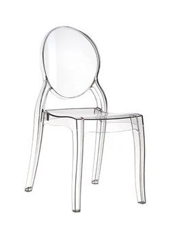 Krzesło typu ludwik Lauren - transparentne ze sklepu Edinos.pl w kategorii Krzesła - zdjęcie 173475757
