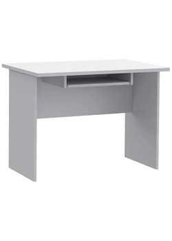 Białe minimalistyczne biurko do komputera 100 cm - Nedos ze sklepu Edinos.pl w kategorii Biurka i sekretarzyki - zdjęcie 173476515