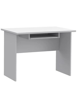 Białe minimalistyczne biurko do komputera 100 cm - Madris ze sklepu Edinos.pl w kategorii Biurka i sekretarzyki - zdjęcie 173476515