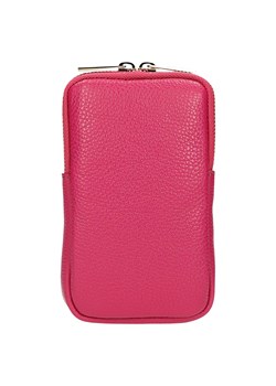 Wojas Różowe Etui Na Telefon Ze Skóry Licowej ze sklepu Wojas w kategorii Etui - zdjęcie 173477779