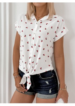 koszula cherry biała uni ze sklepu UBRA w kategorii Koszule damskie - zdjęcie 173478217