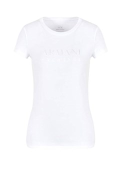 t-shirt damski armani exchange 3dyt48 yjetz biały ze sklepu Royal Shop w kategorii Bluzki damskie - zdjęcie 173478318