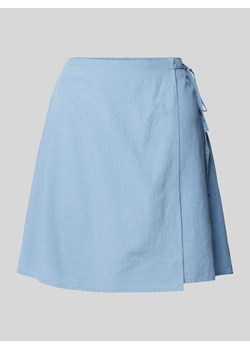Spódnica kopertowa w jednolitym kolorze model ‘KAREN’ ze sklepu Peek&Cloppenburg  w kategorii Spódnice - zdjęcie 173478749