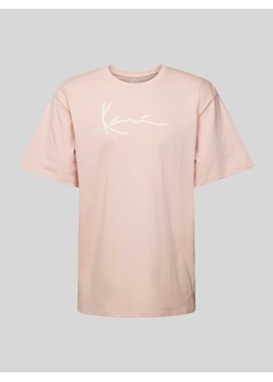 T-shirt z nadrukiem z logo model ‘Signature’ ze sklepu Peek&Cloppenburg  w kategorii T-shirty męskie - zdjęcie 173478758