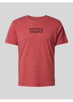 T-shirt z nadrukiem z logo ze sklepu Peek&Cloppenburg  w kategorii T-shirty męskie - zdjęcie 173478809