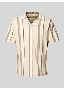 Koszula casualowa o kroju regular fit z rękawem o dł. 1/2 model ‘BLAPALMA’ ze sklepu Peek&Cloppenburg  w kategorii Koszule męskie - zdjęcie 173478839