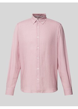 Koszula casualowa z lnu ze sklepu Peek&Cloppenburg  w kategorii Koszule męskie - zdjęcie 173478886