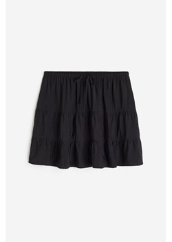 H & M - Falbaniasta spódnica mini - Czarny ze sklepu H&M w kategorii Spódnice - zdjęcie 173478969