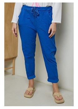Curvy Lady Spodnie w kolorze niebieskim ze sklepu Limango Polska w kategorii Spodnie damskie - zdjęcie 173479598