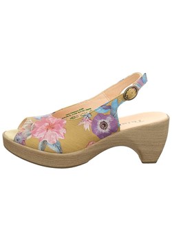 Think! Skórzane sandały w kolorze żółtym ze sklepu Limango Polska w kategorii Czółenka - zdjęcie 173479618