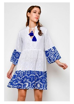 H.H.G. Sukienka w kolorze biało-niebieskim ze sklepu Limango Polska w kategorii Sukienki - zdjęcie 173481976