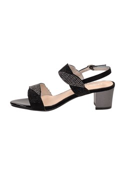 Czarne sandały damskie Sergio Leone Sk795 ze sklepu suzana.pl w kategorii Sandały damskie - zdjęcie 173497488