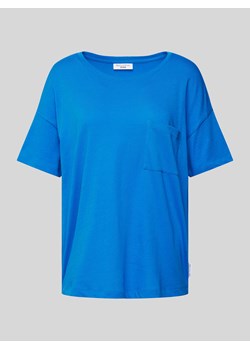 T-shirt z detalem z logo ze sklepu Peek&Cloppenburg  w kategorii Bluzki damskie - zdjęcie 173500548