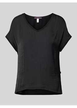 T-shirt z dekoltem w zaokrąglony serek ze sklepu Peek&Cloppenburg  w kategorii Bluzki damskie - zdjęcie 173500558