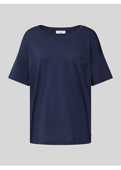 T-shirt z detalem z logo ze sklepu Peek&Cloppenburg  w kategorii Bluzki damskie - zdjęcie 173500586