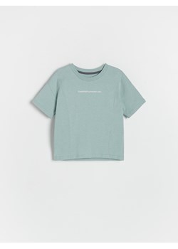 Reserved - T-shirt oversize - jasnoturkusowy ze sklepu Reserved w kategorii T-shirty chłopięce - zdjęcie 173502157