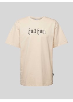 T-shirt z nadrukiem z logo model ‘Signature’ ze sklepu Peek&Cloppenburg  w kategorii T-shirty męskie - zdjęcie 173504108