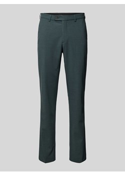 Spodnie do garnituru o kroju tapered fit z kieszeniami z tyłu model ‘Per-V’ ze sklepu Peek&Cloppenburg  w kategorii Spodnie męskie - zdjęcie 173504139