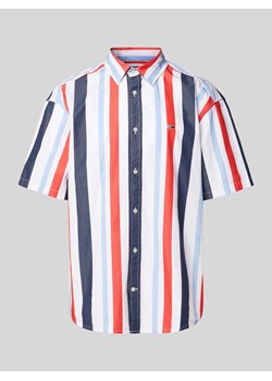 Koszula casualowa o kroju relaxed fit z naszywką z logo ze sklepu Peek&Cloppenburg  w kategorii Koszule męskie - zdjęcie 173504287