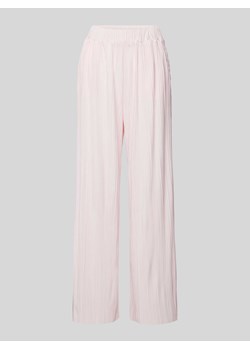Spodnie materiałowe z plisami model ‘ELLIE’ ze sklepu Peek&Cloppenburg  w kategorii Spodnie damskie - zdjęcie 173504455