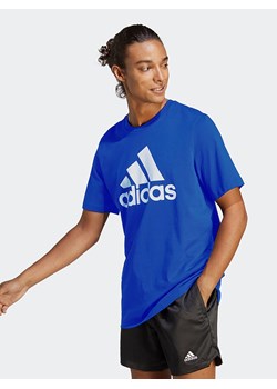 adidas Koszulka w kolorze niebieskim ze sklepu Limango Polska w kategorii T-shirty męskie - zdjęcie 173504618