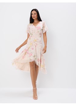 Mohito - Sukienka midi z dzianiny mesh - pastelowy różowy ze sklepu Mohito w kategorii Sukienki - zdjęcie 173505078
