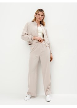 Mohito - Szerokie spodnie - beżowy ze sklepu Mohito w kategorii Spodnie damskie - zdjęcie 173505115