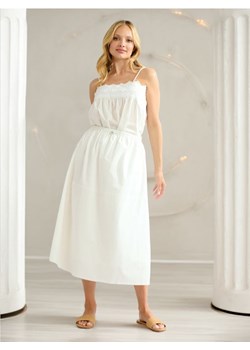 Sinsay - Spódnica midi - biały ze sklepu Sinsay w kategorii Spódnice - zdjęcie 173506269